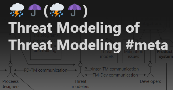 Threat Modeling of Threat Modeling #meta